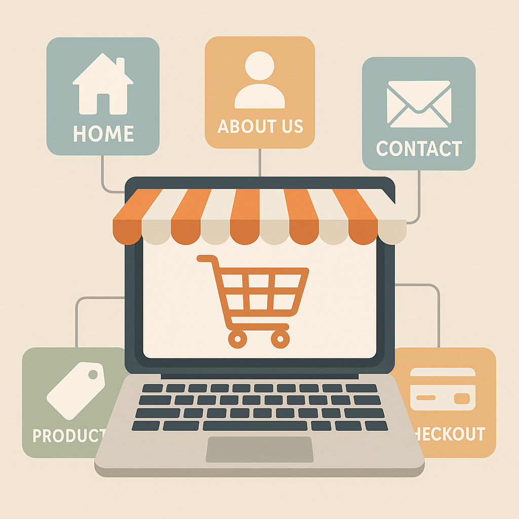5 صفحه ضروری برای فروشگاه اینترنتی